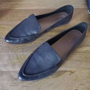 Aldo leather pointed toe flats